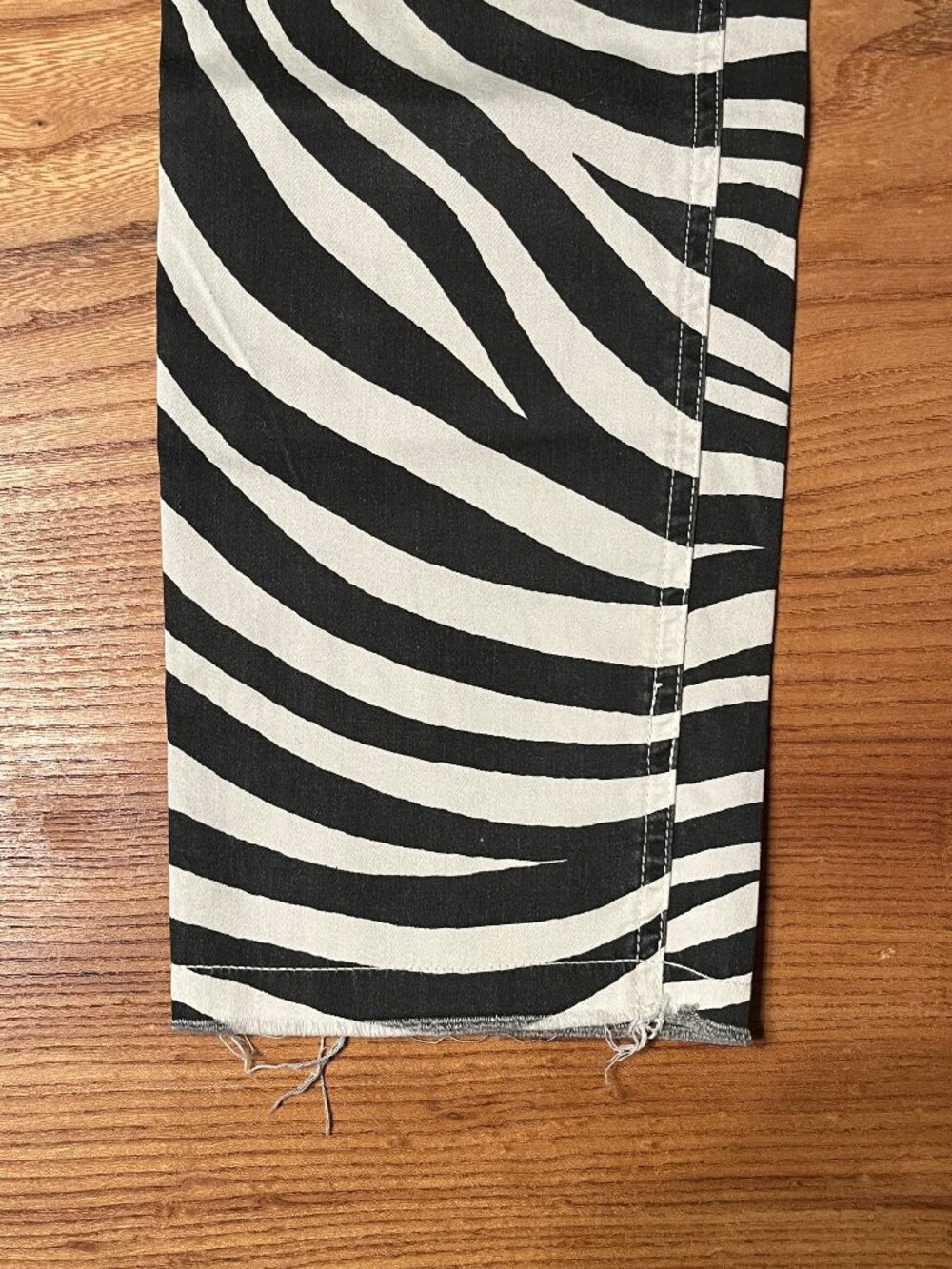 NILI LOTAN  Jenna animal printe stretch-cotton twill slim-leg pants - 6 - Picture 4 of 7